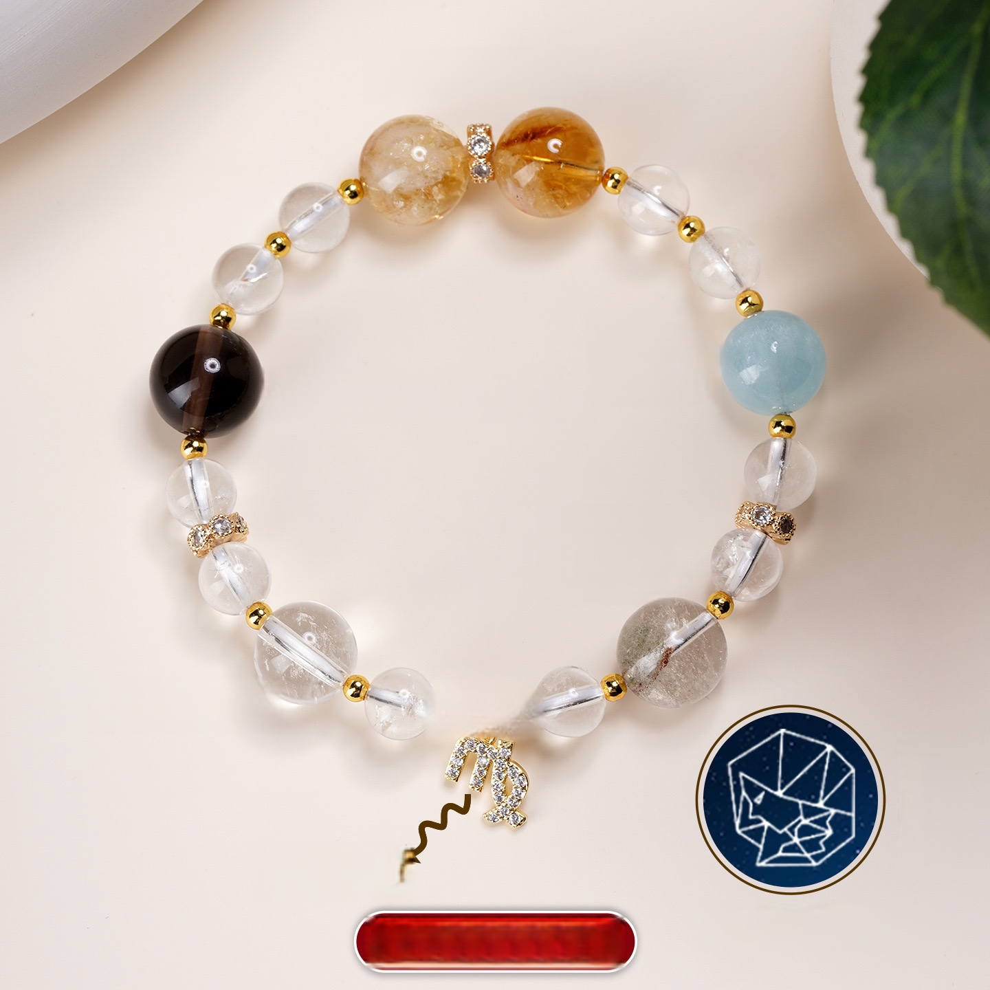 Virgo StarRise Zodiac Crystal Bracelet – Clarity & Grounding Energy Jewelry