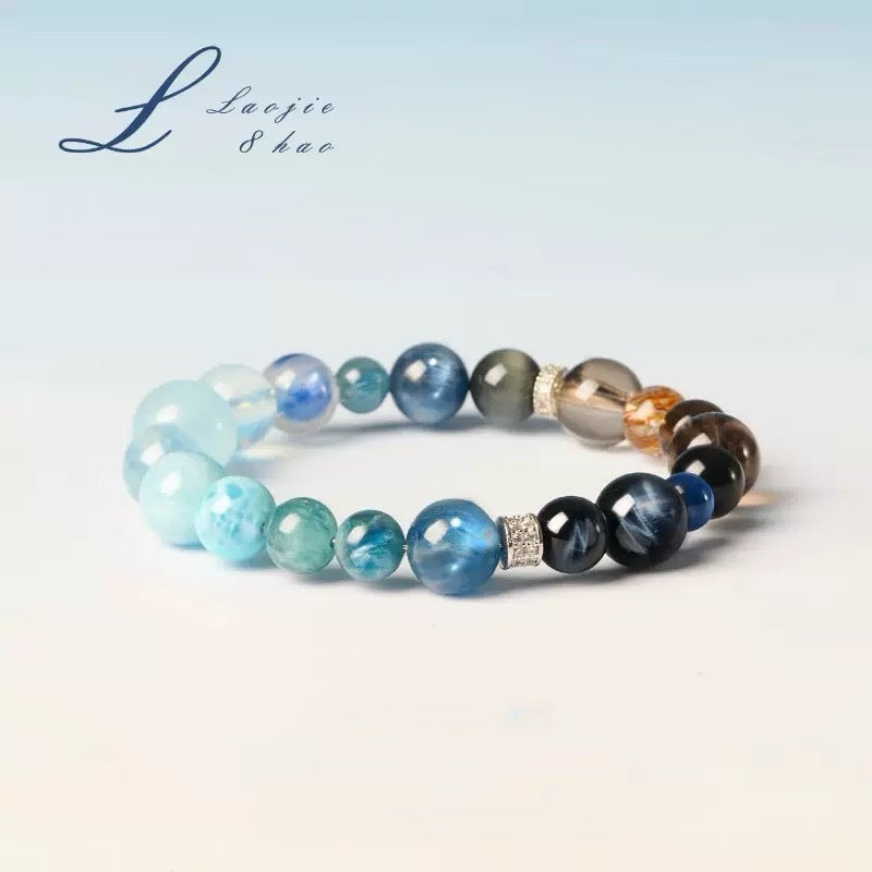 Water Element Emotional Healing Crystal Bracelet